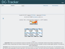 Tablet Screenshot of dc-tracker.cz